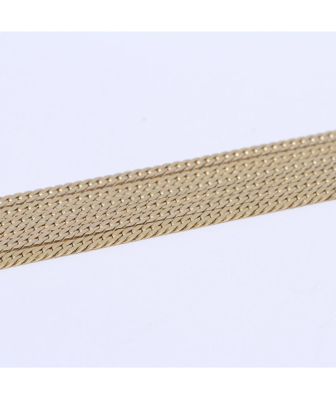 CHRISTIAN DIOR Золотое металлическое колье, фото 4