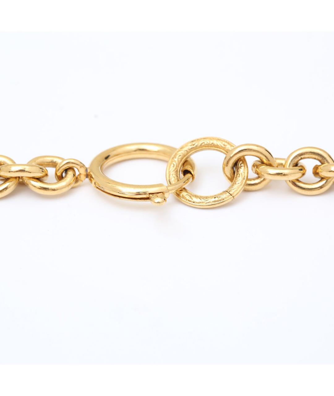 CHANEL Золотое металлическое колье, фото 6