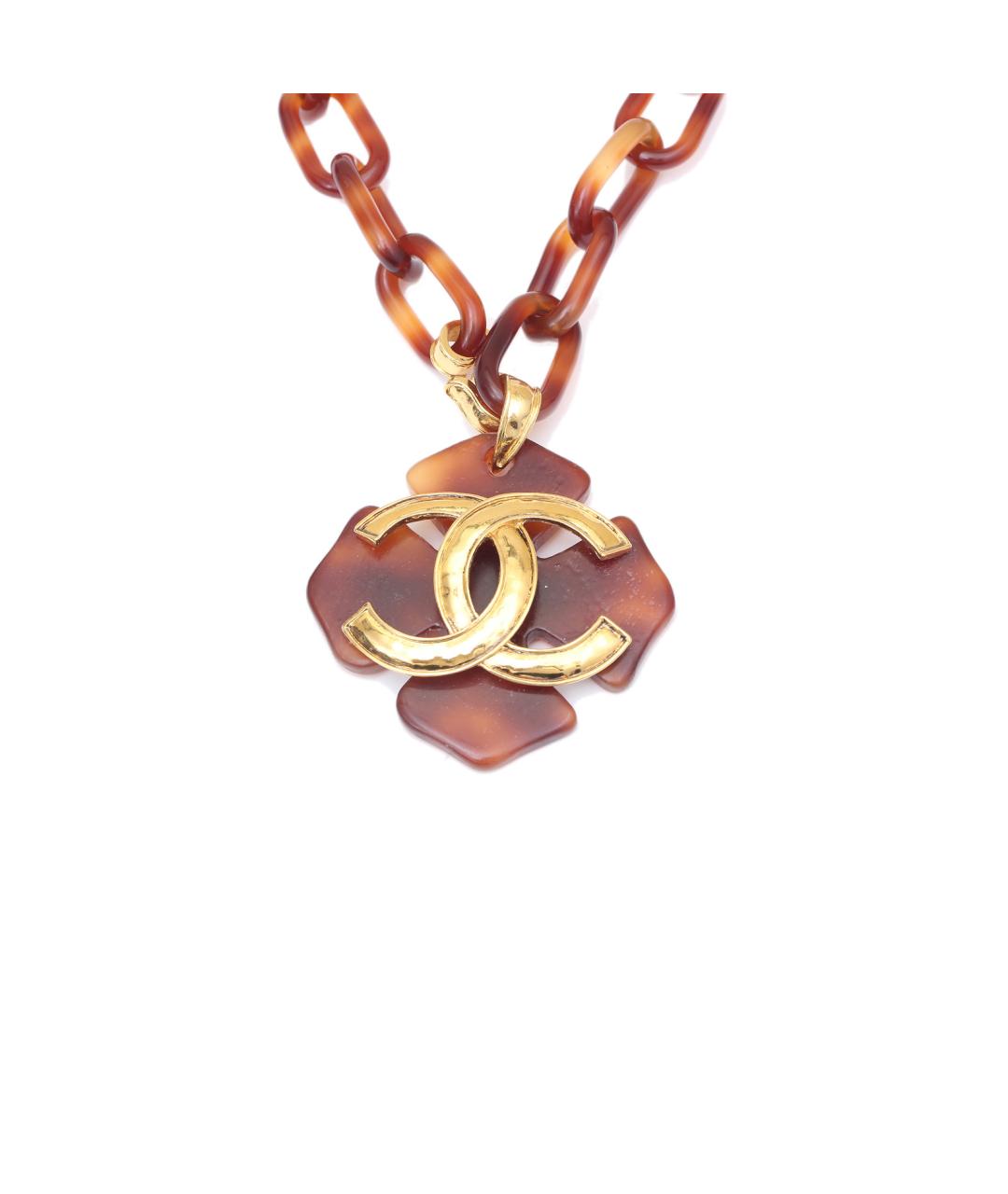 CHANEL Коричневое колье, фото 1
