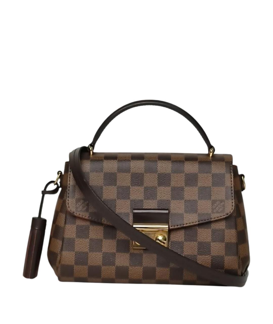 LOUIS VUITTON Коричневая сумка с короткими ручками, фото 1