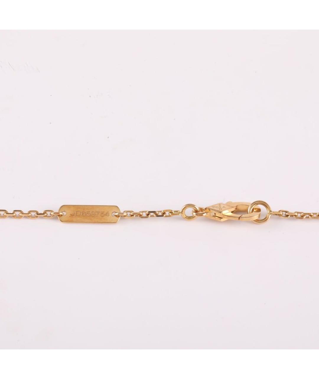 VAN CLEEF & ARPELS Зеленые колье из желтого золота, фото 6