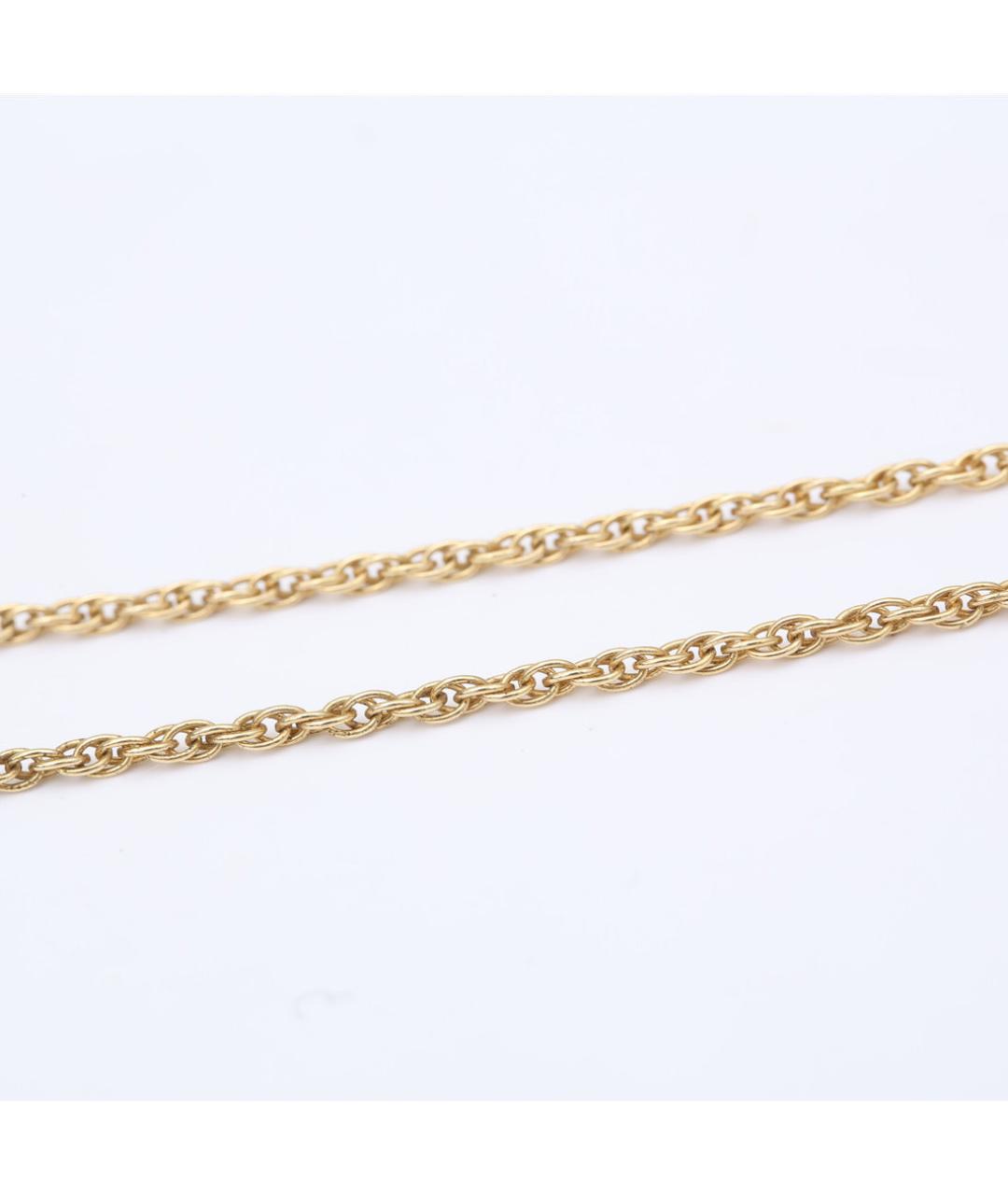 CHRISTIAN DIOR Золотая металлическая подвеска, фото 5