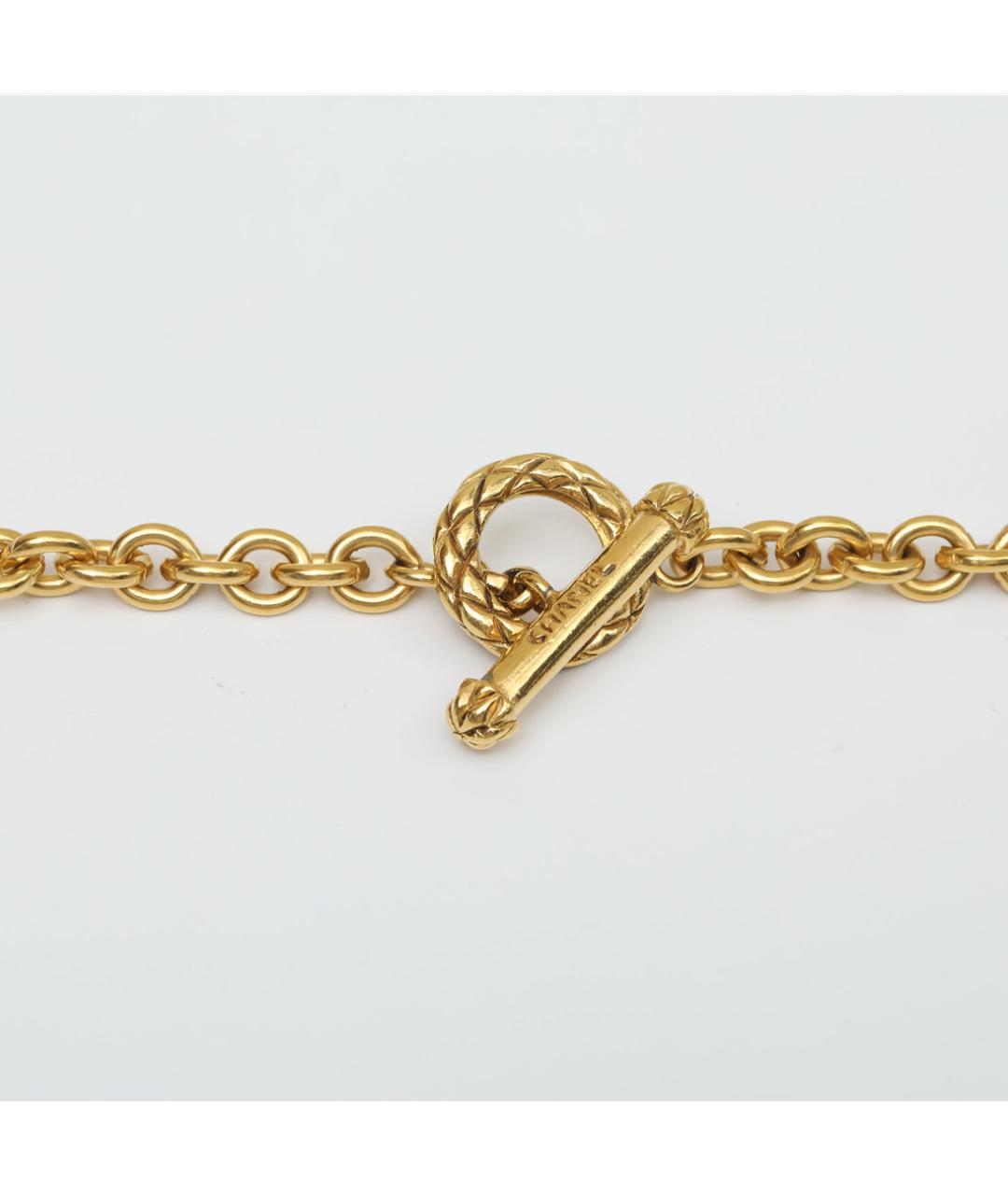 CHANEL Золотое металлическое колье, фото 5