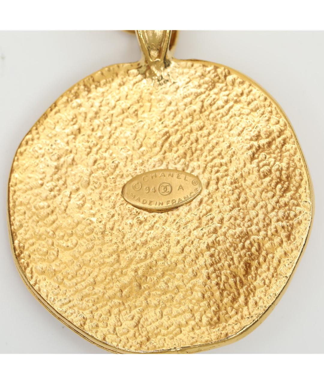 CHANEL Золотое металлическое колье, фото 7