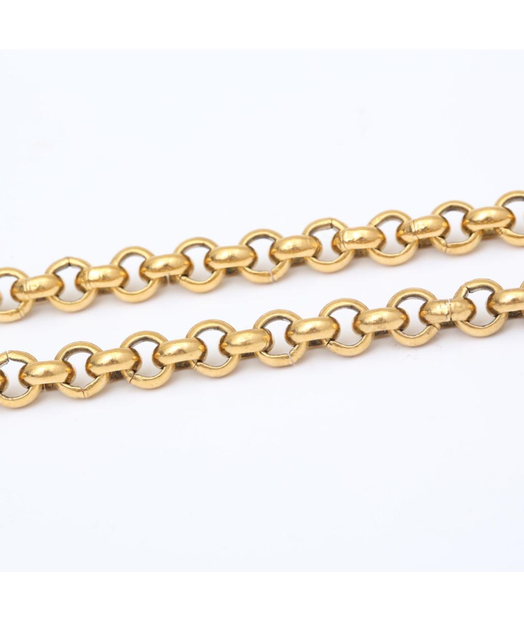 CHANEL Золотое металлическое колье, фото 5