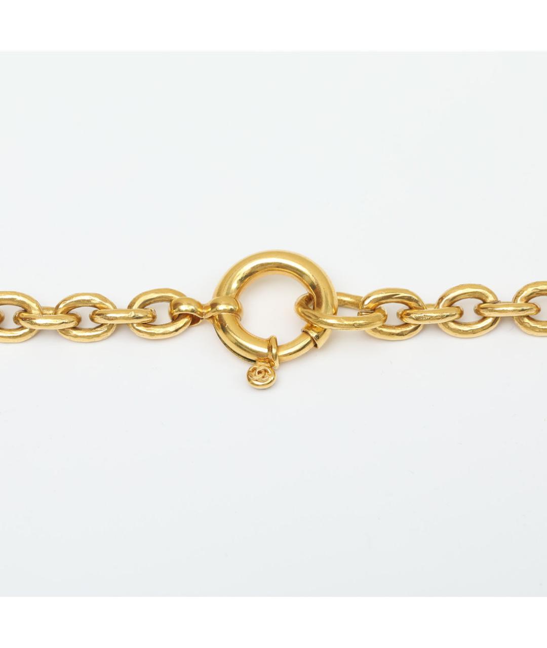 CHANEL Золотое металлическое колье, фото 5