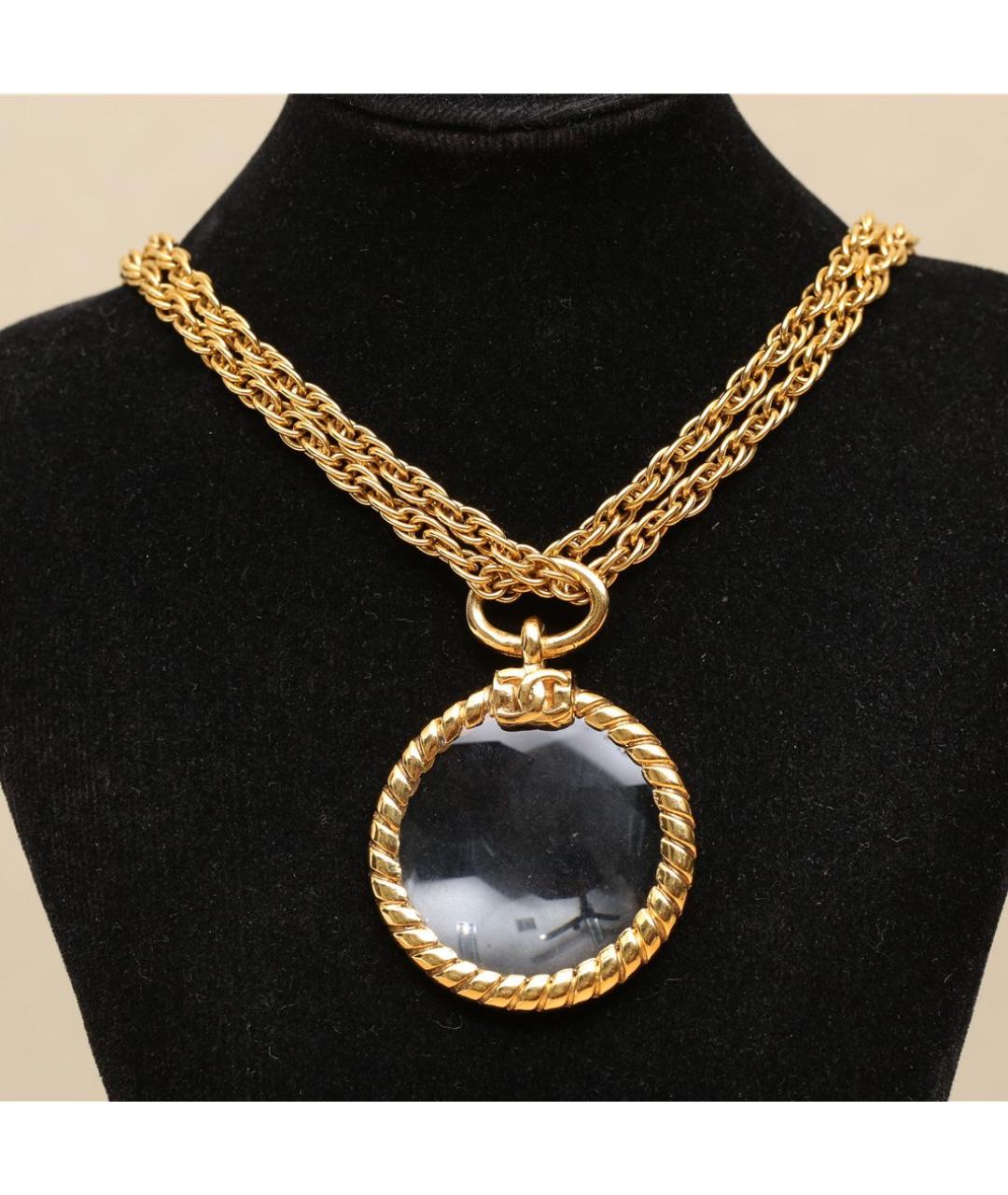 CHANEL Золотое металлическое колье, фото 2