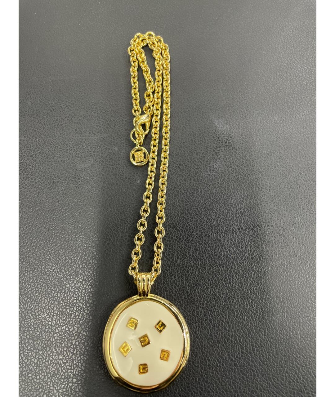 GIVENCHY Золотое металлическое колье, фото 8
