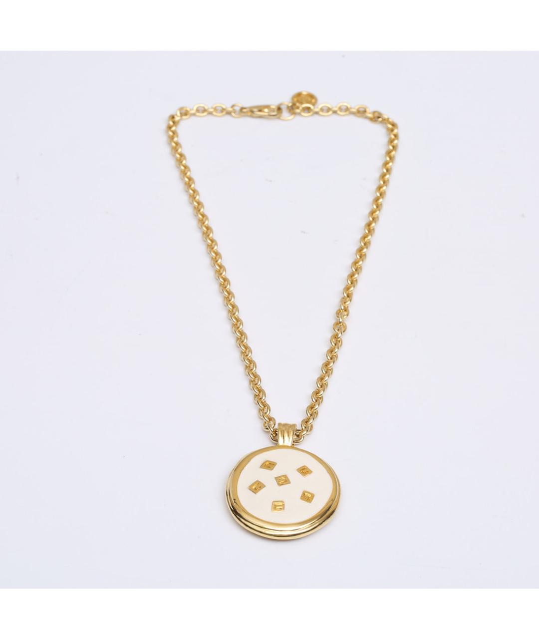 GIVENCHY Золотое металлическое колье, фото 7