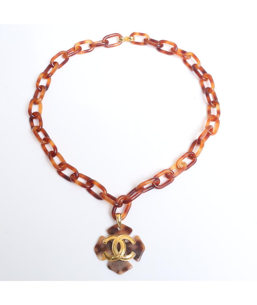 CHANEL Коричневое колье, фото 3