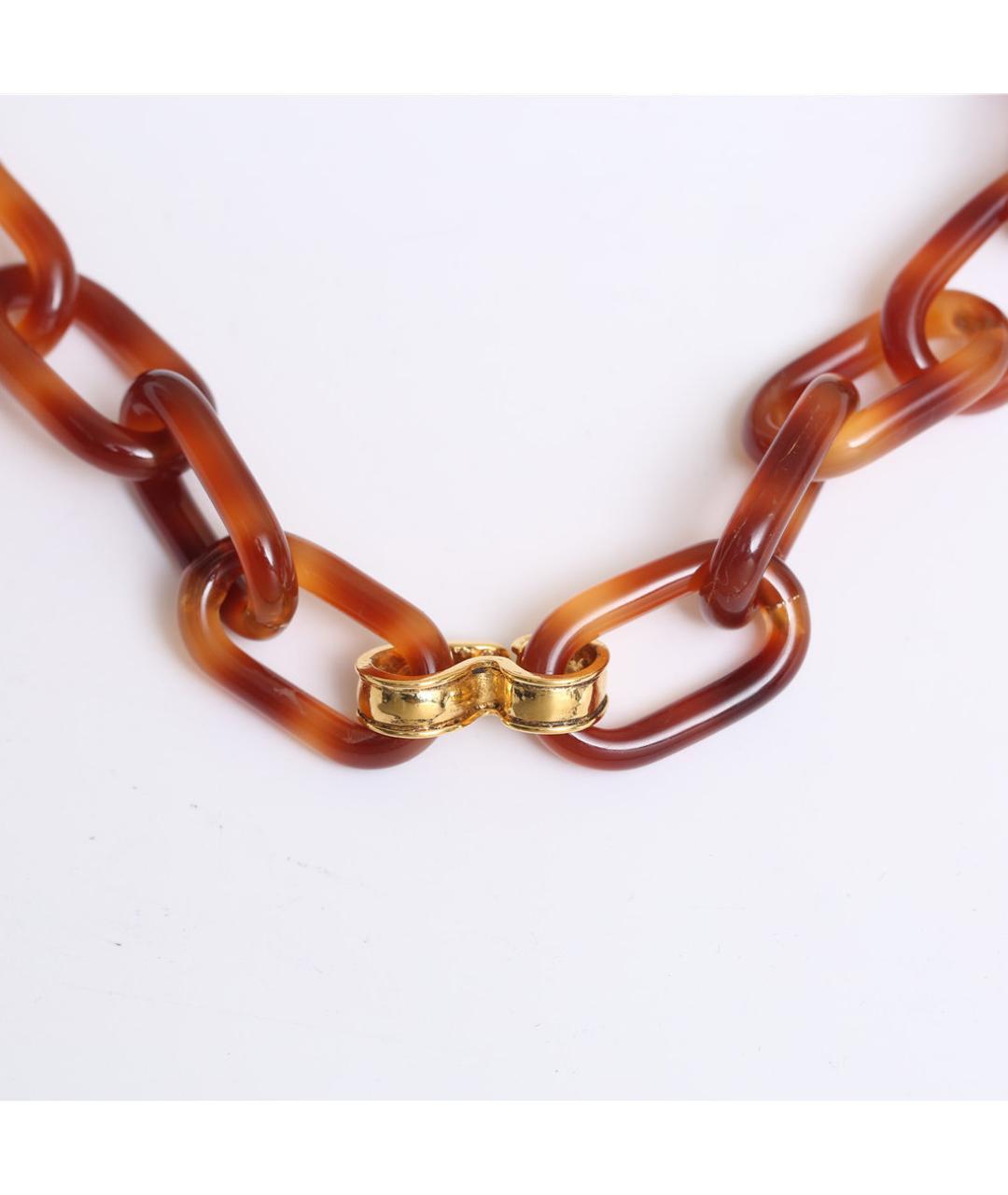 CHANEL Коричневое колье, фото 5