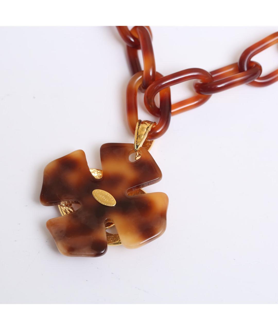 CHANEL Коричневое колье, фото 6