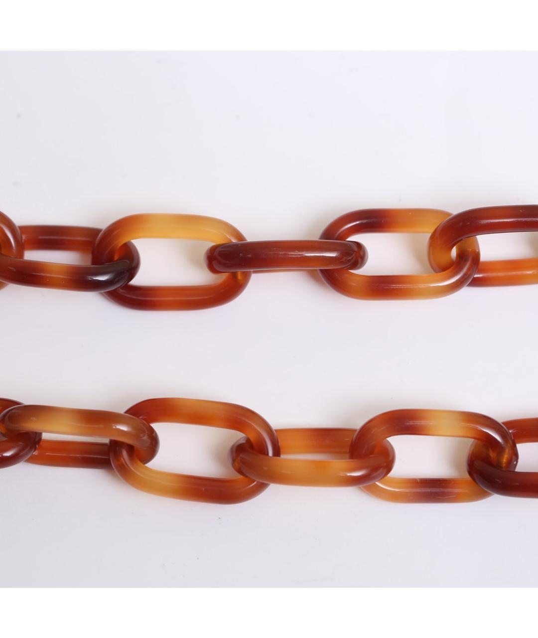 CHANEL Коричневое колье, фото 4