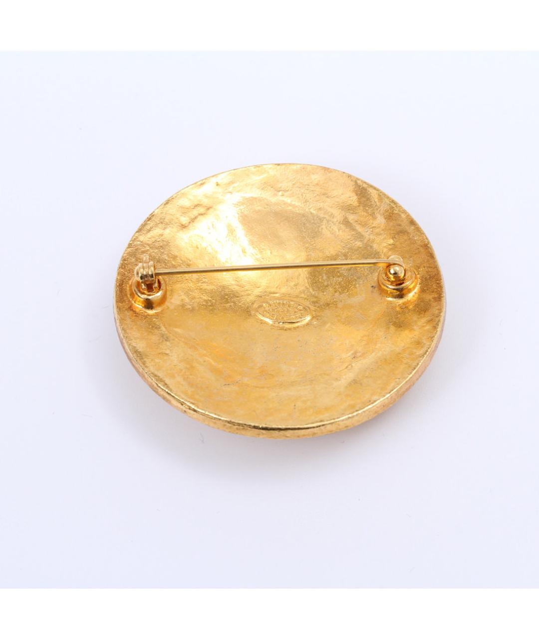 CHANEL Золотая металлическая булавка / брошь, фото 5