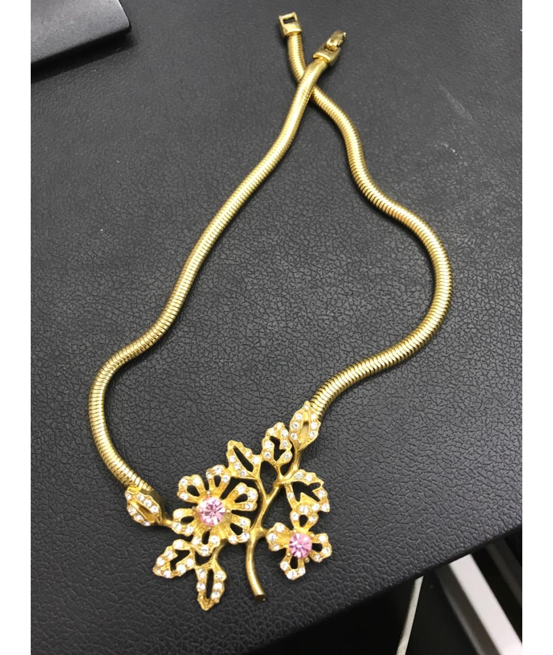 GIVENCHY Золотое металлическое колье, фото 8