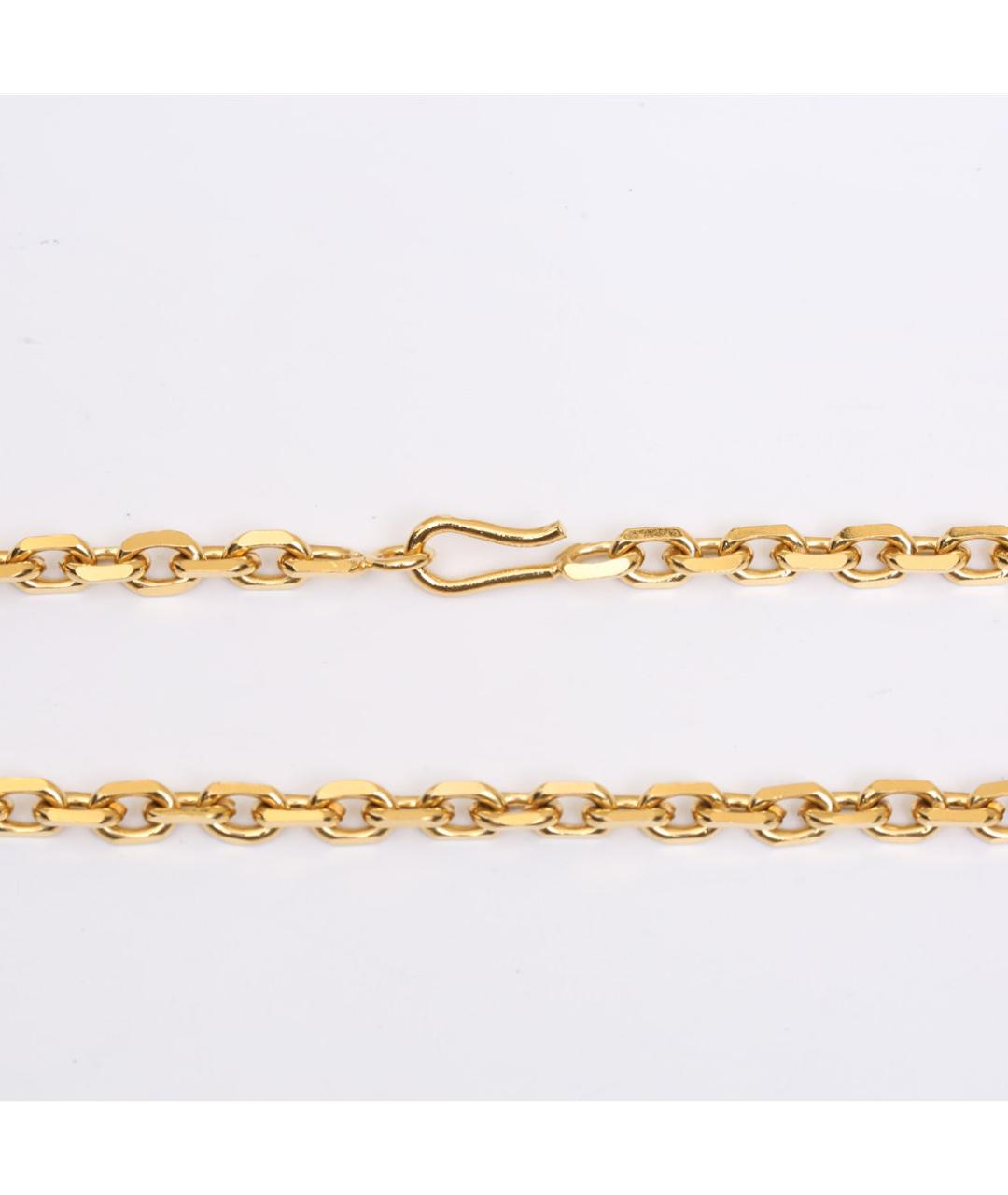 CHANEL Золотое металлическое колье, фото 3