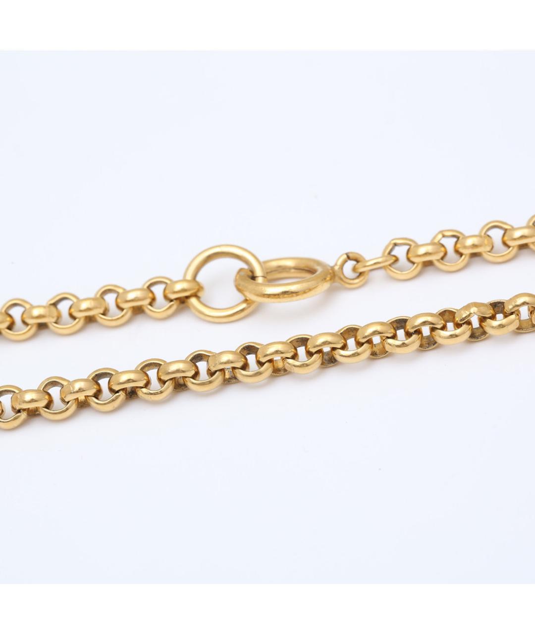 CHANEL Золотое металлическое колье, фото 5