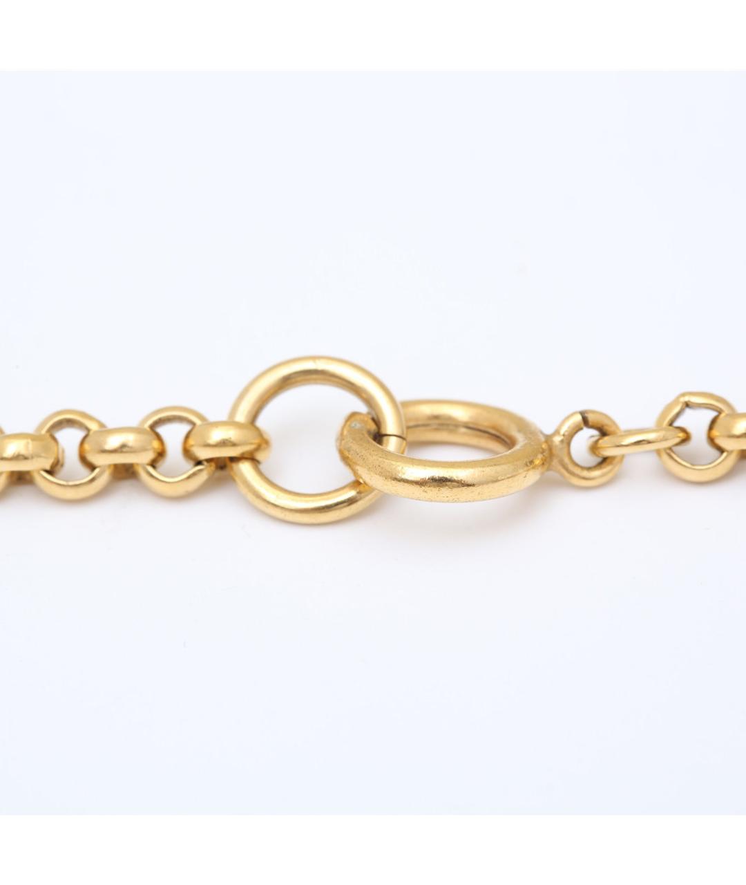 CHANEL Золотое металлическое колье, фото 6