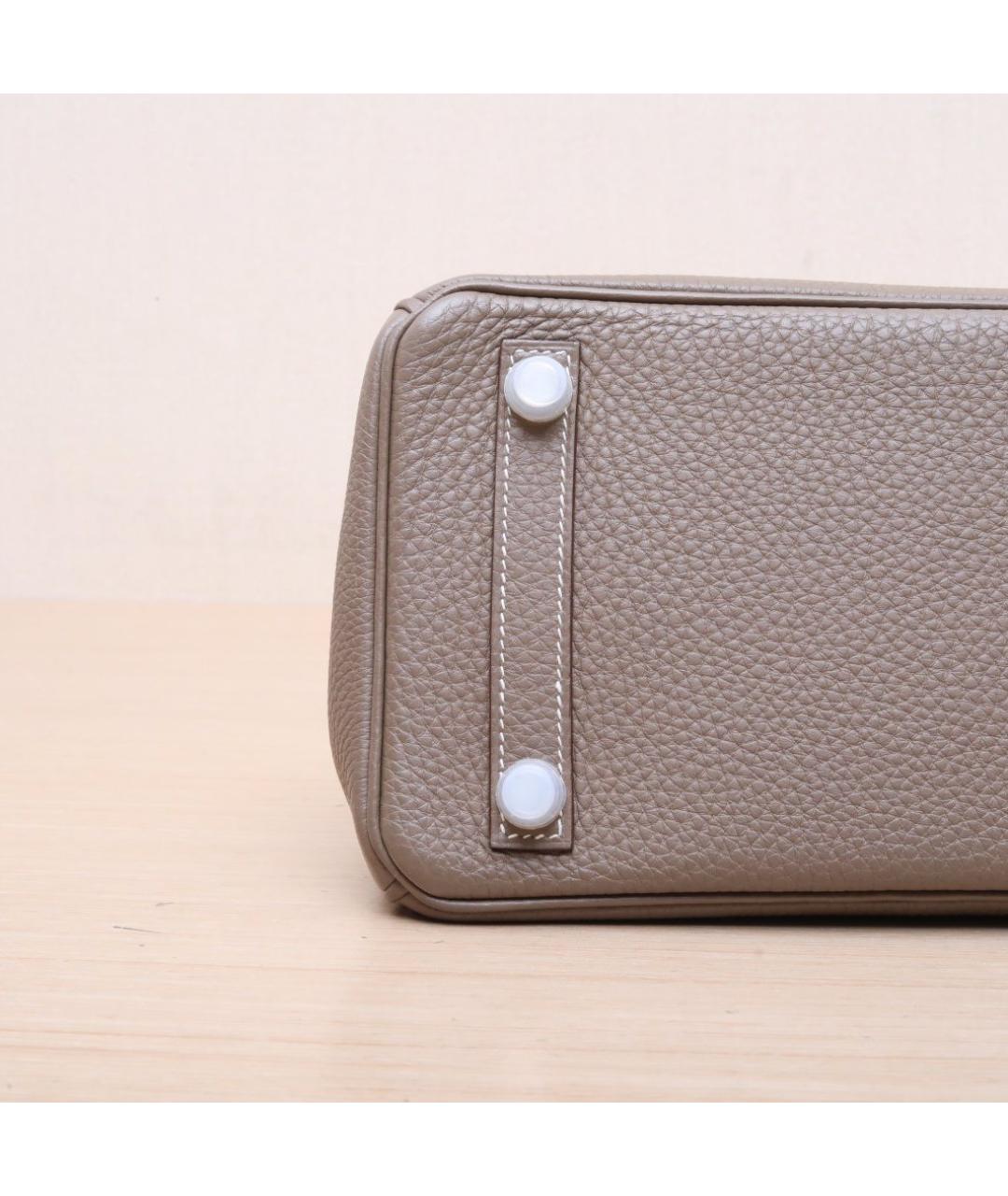 HERMES Серая сумка с короткими ручками, фото 9