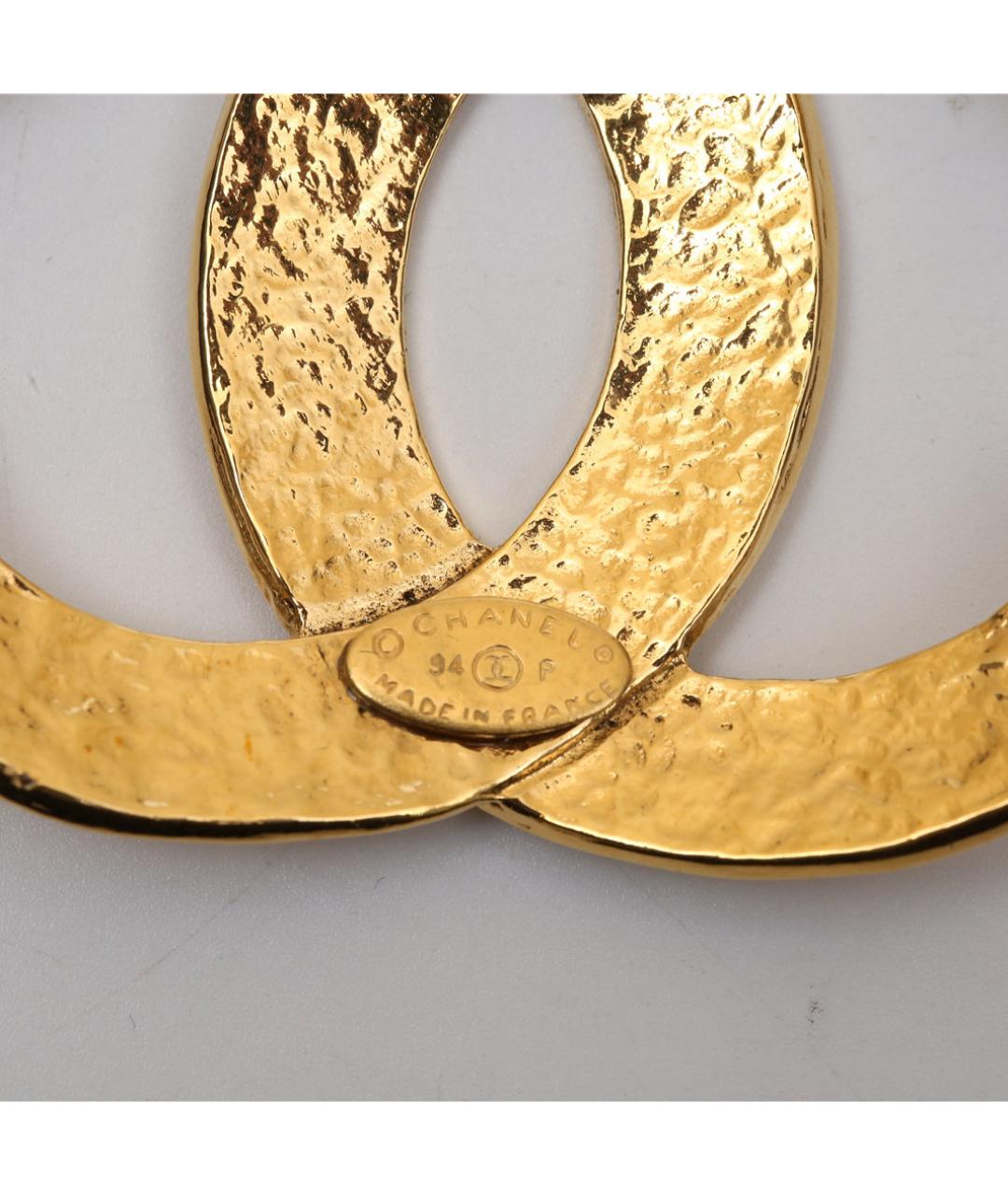 CHANEL Золотая металлическая булавка / брошь, фото 5