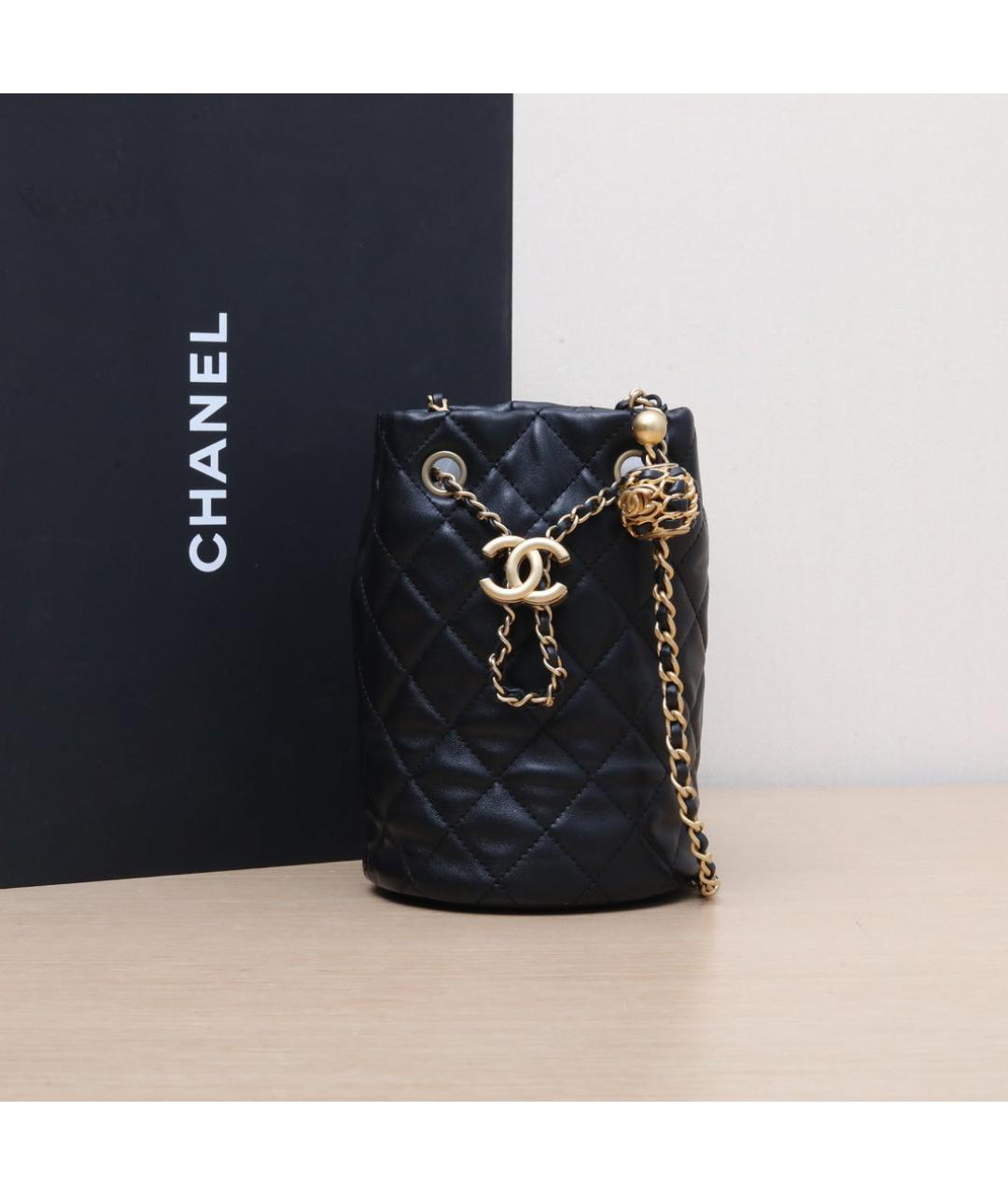 CHANEL Черная сумка через плечо, фото 2