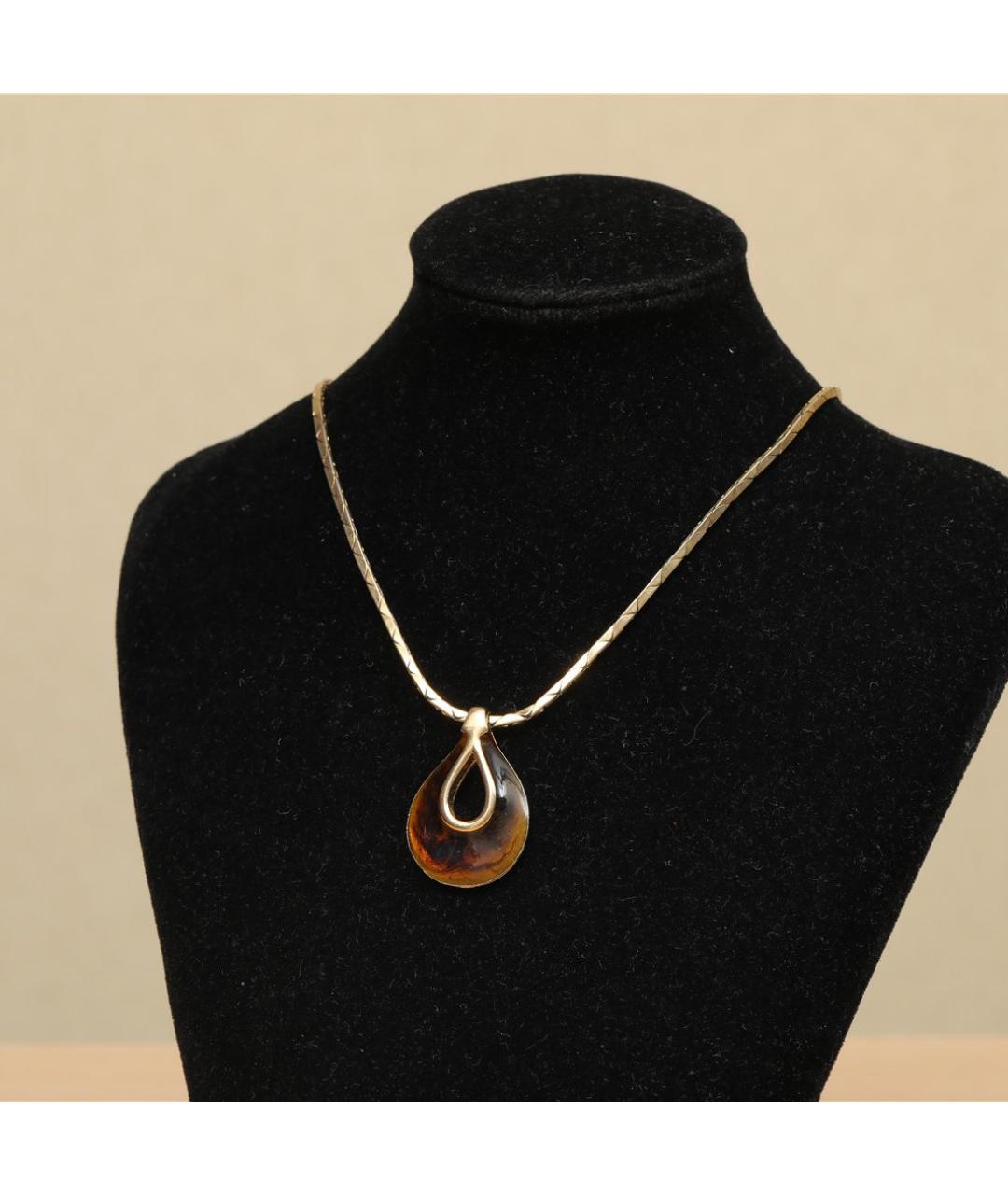 GIVENCHY Коричневое металлическое колье, фото 2