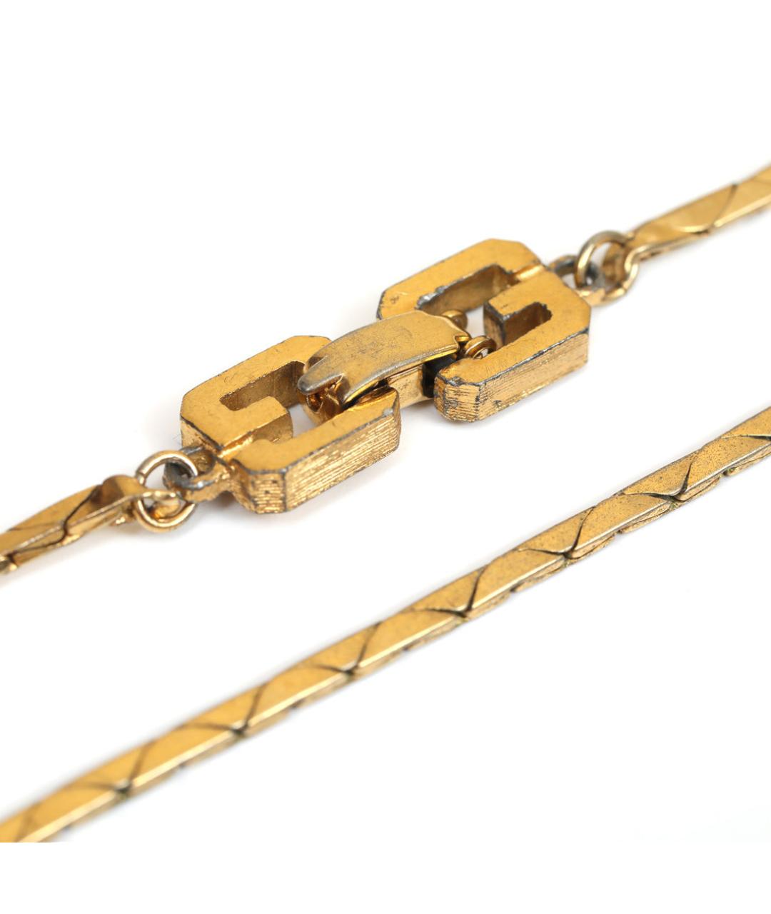 GIVENCHY Коричневое металлическое колье, фото 3