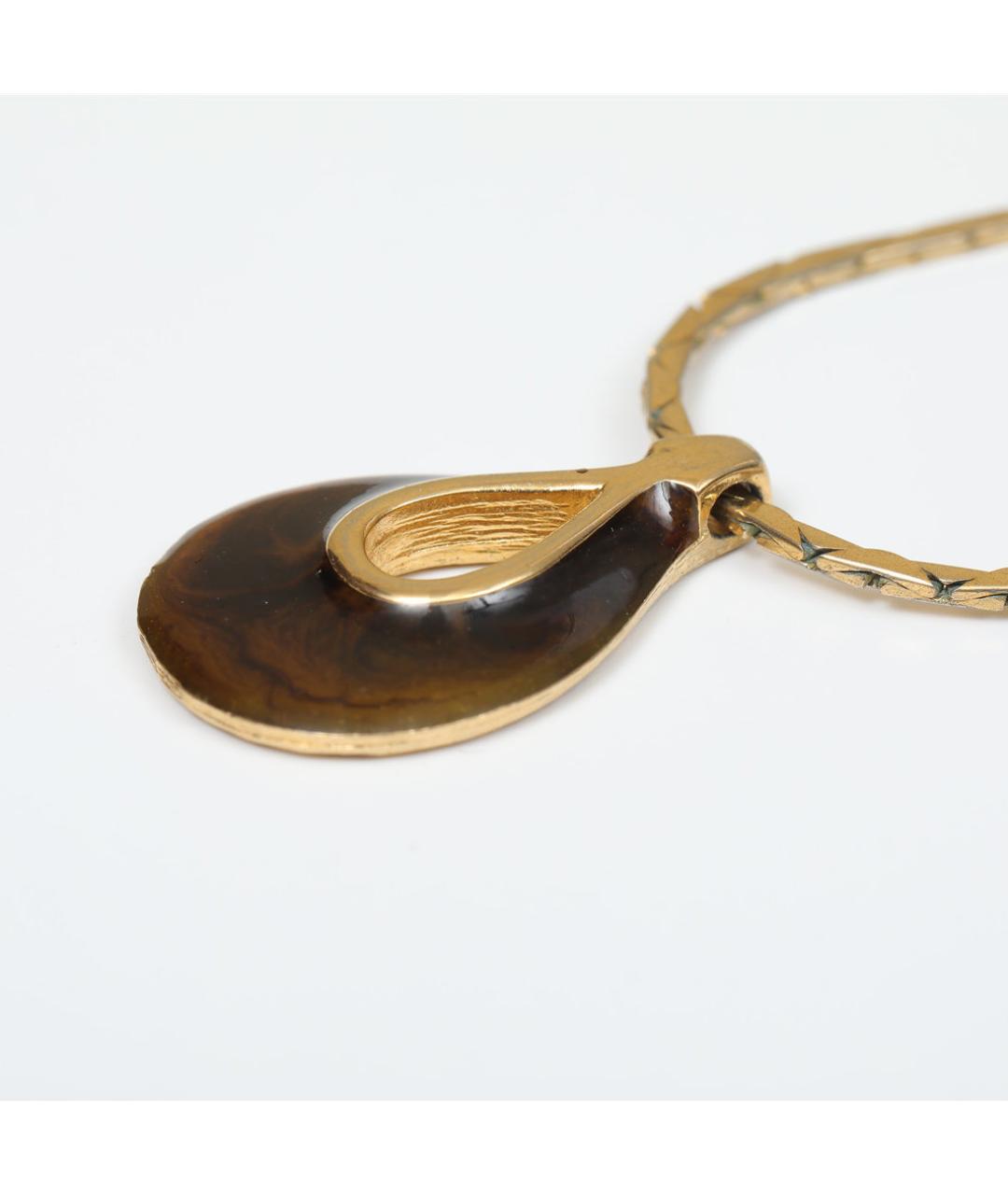 GIVENCHY Коричневое металлическое колье, фото 5