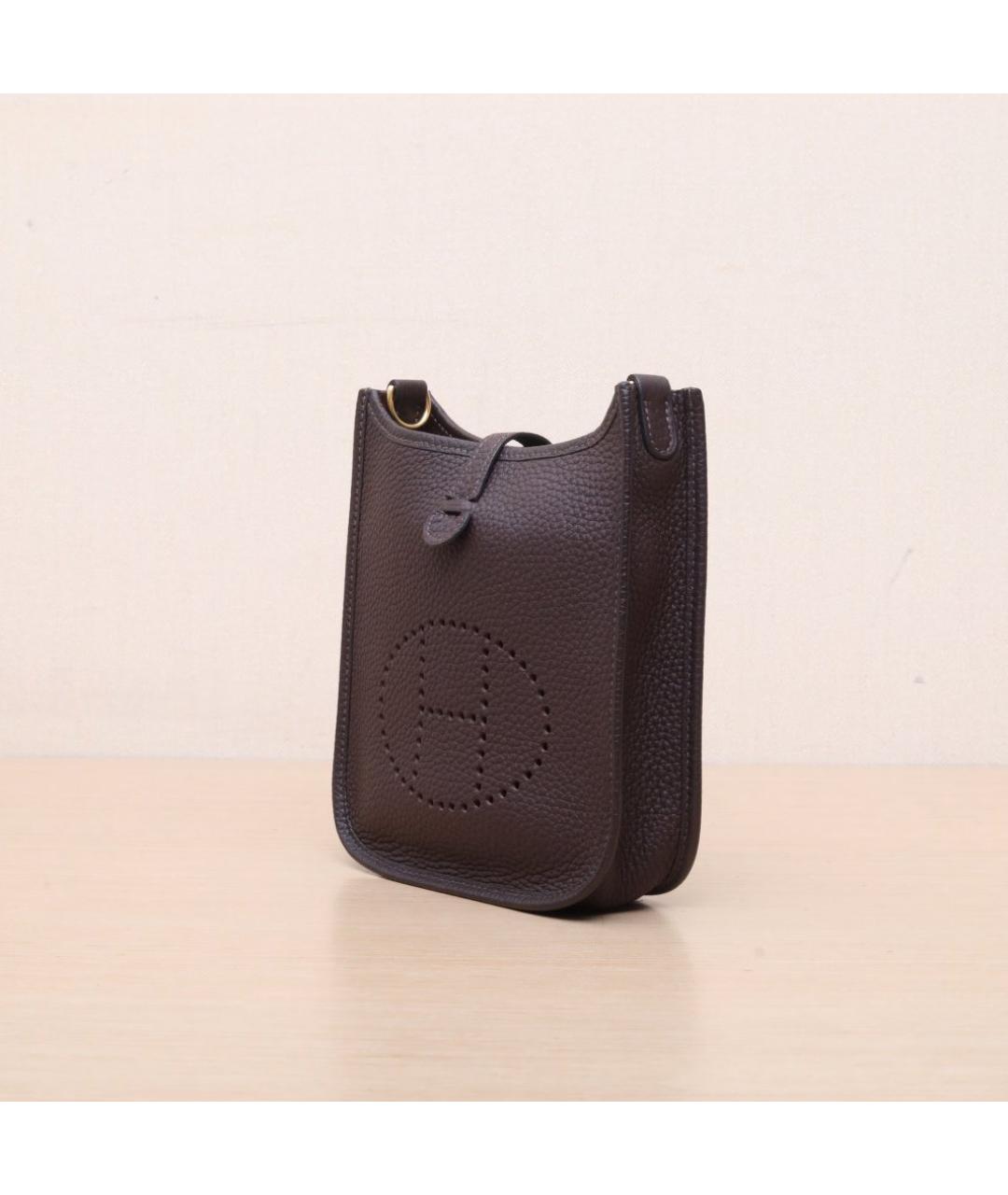 HERMES Коричневая сумка через плечо, фото 4