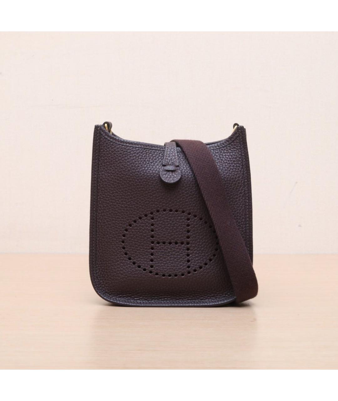 HERMES Коричневая сумка через плечо, фото 3