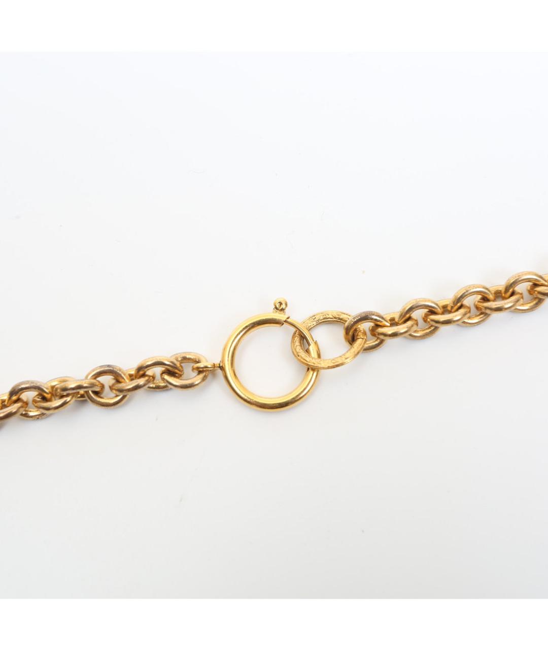 CHANEL Золотое металлическое колье, фото 4