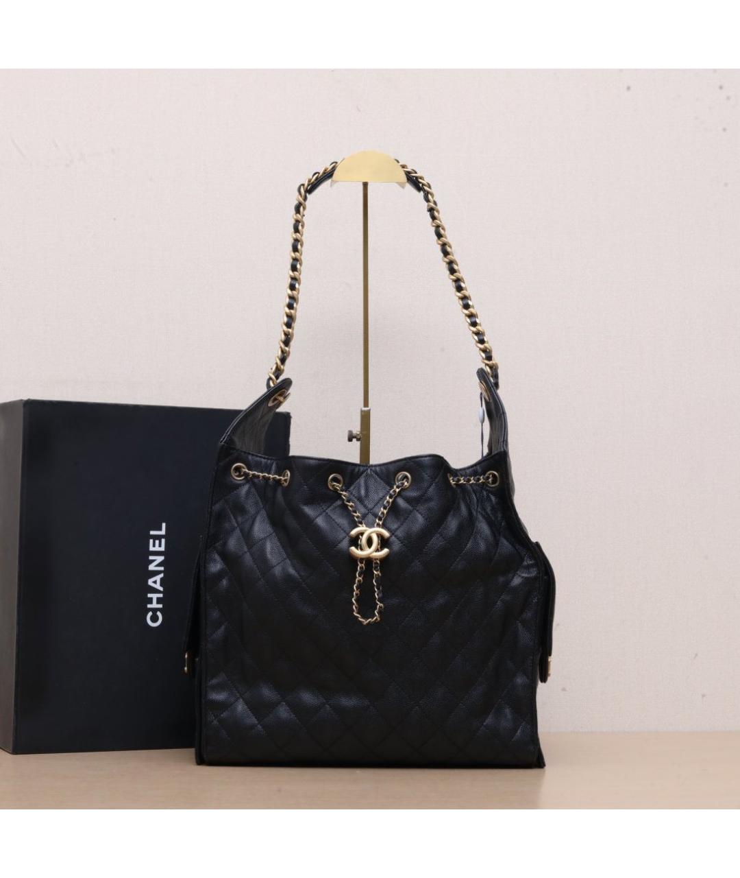 CHANEL Черная сумка через плечо, фото 2