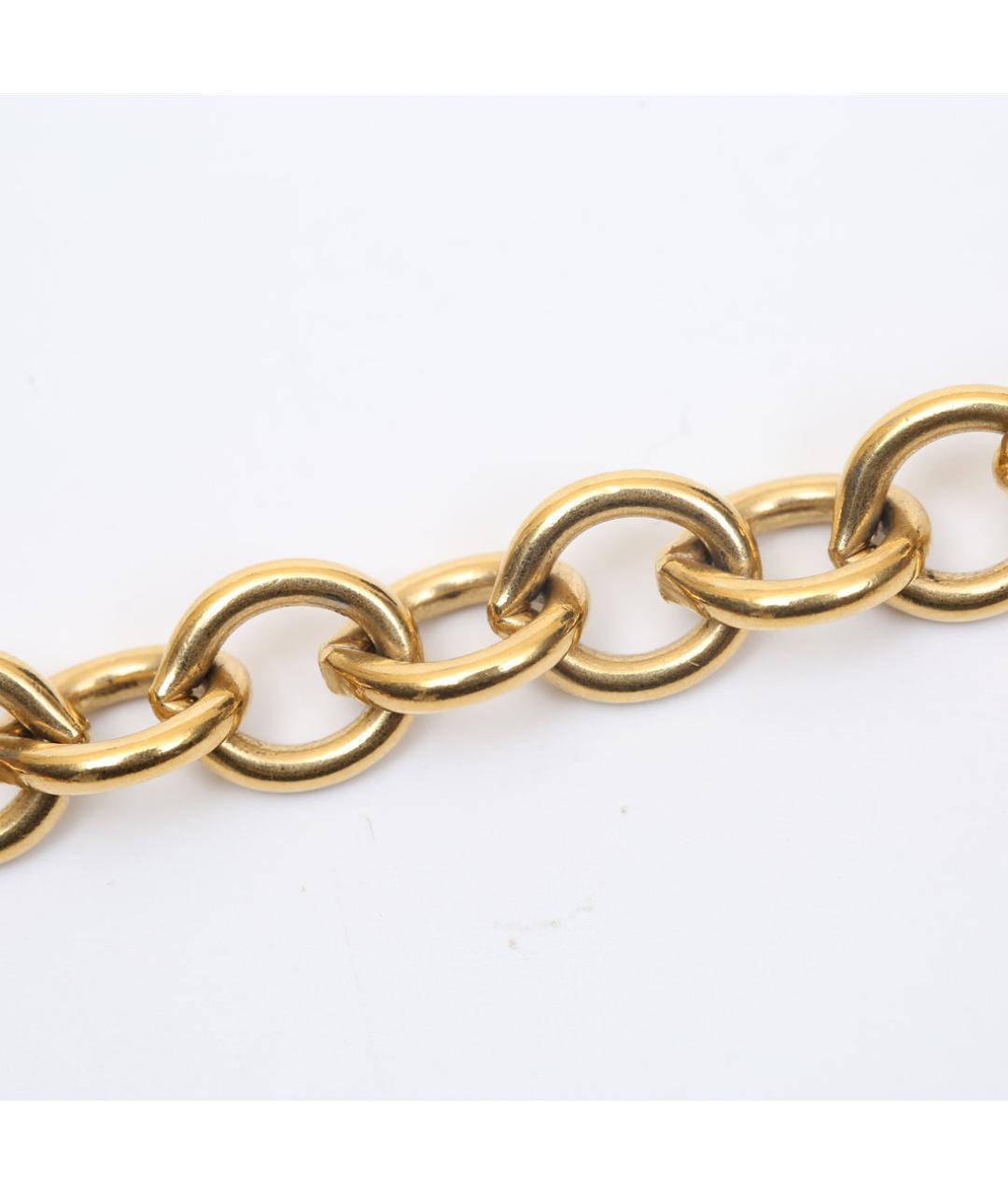 CHANEL Золотое металлическое колье, фото 3