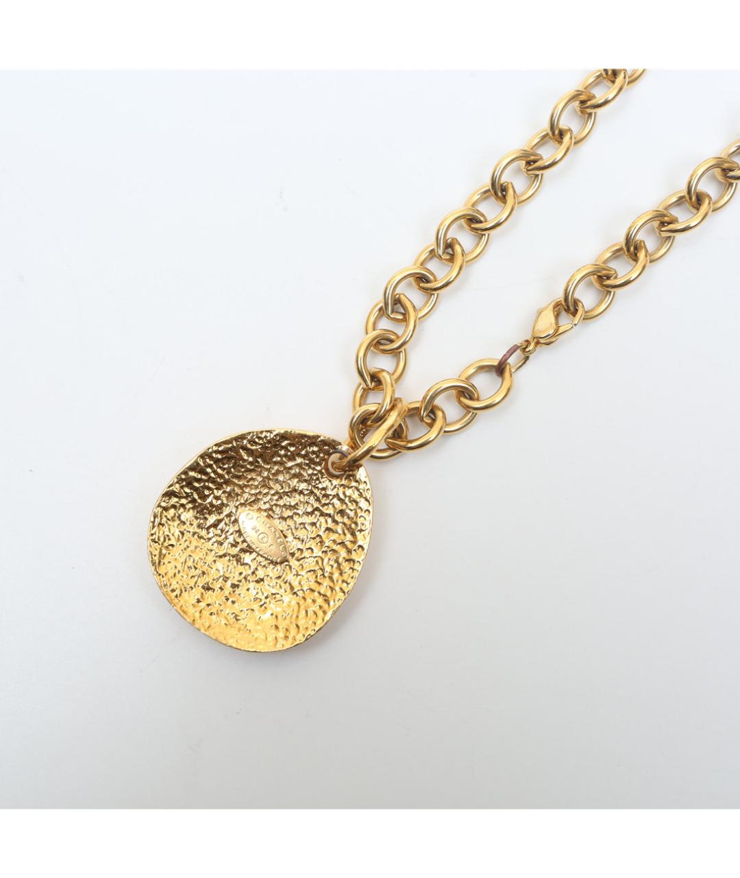 CHANEL Золотое металлическое колье, фото 5