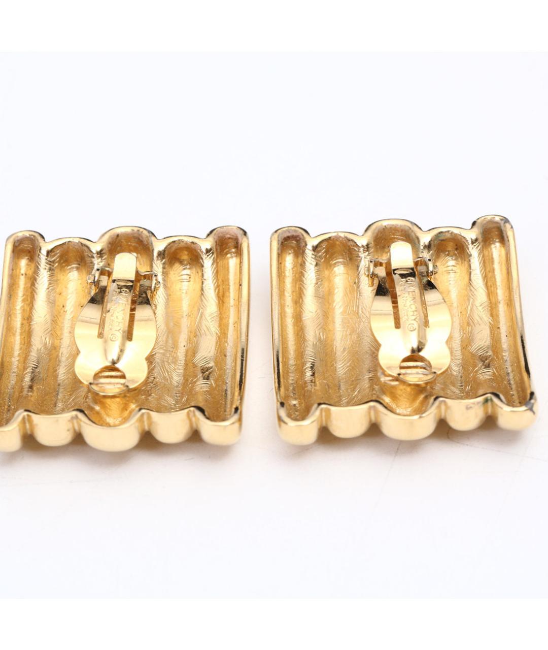 GIVENCHY Золотые металлические клипсы, фото 6