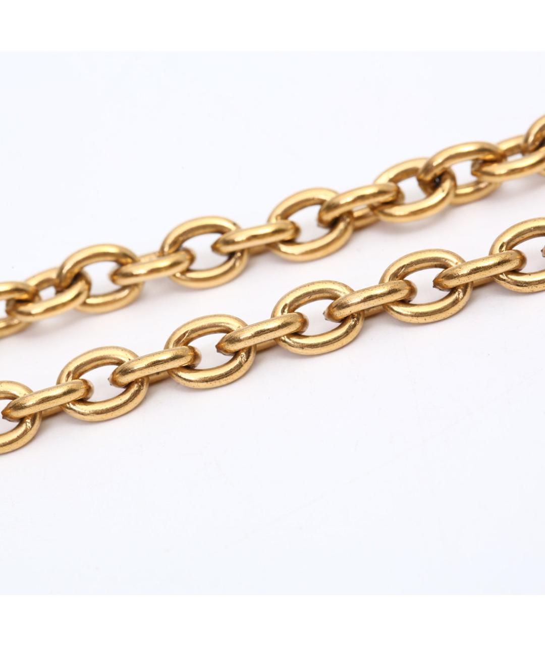 CHANEL Золотое металлическое колье, фото 5