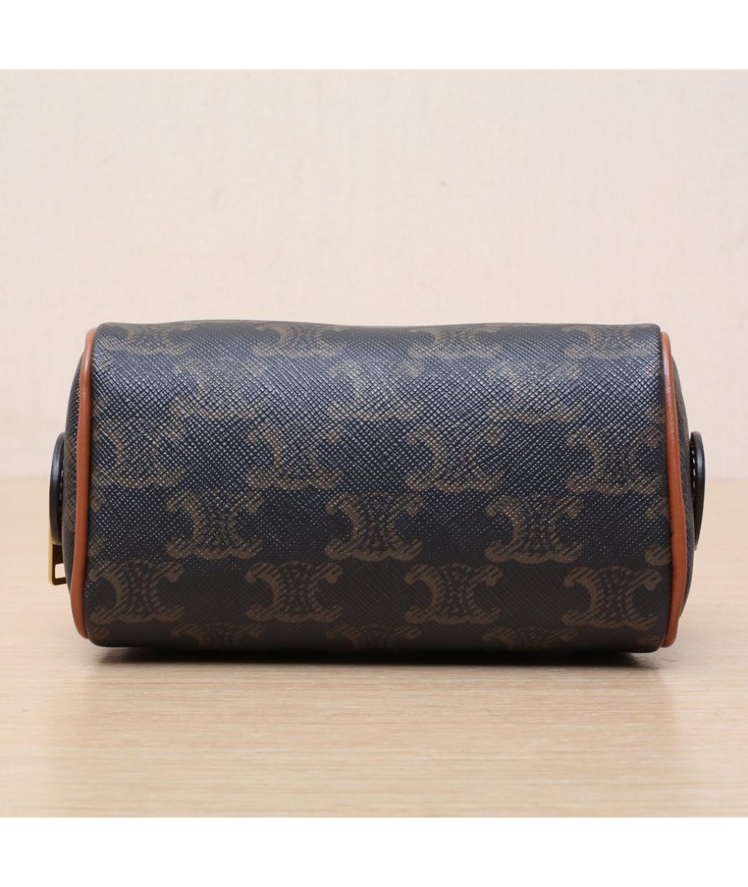 CELINE Коричневая сумка с короткими ручками, фото 9