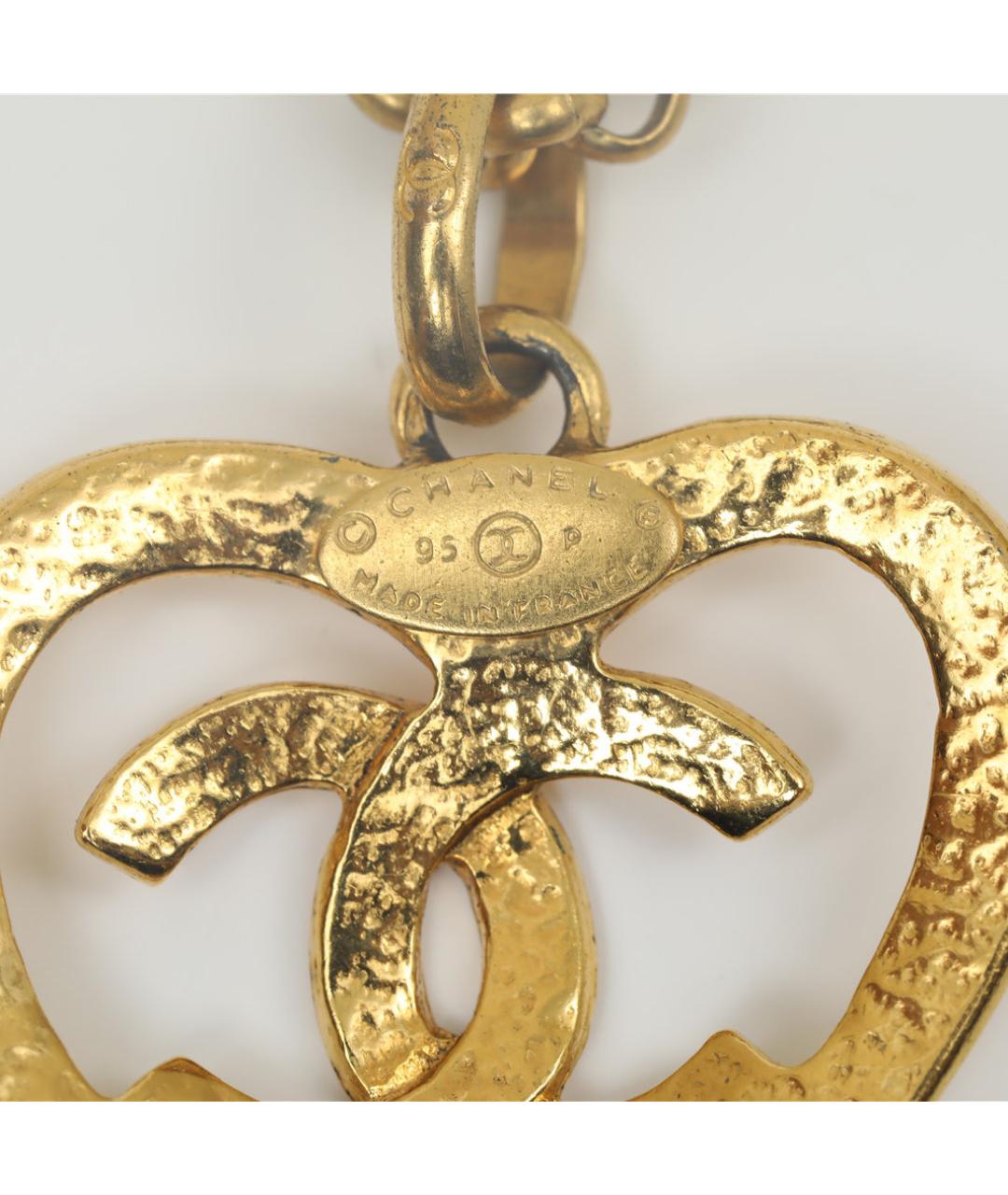 CHANEL Золотое металлическое колье, фото 5