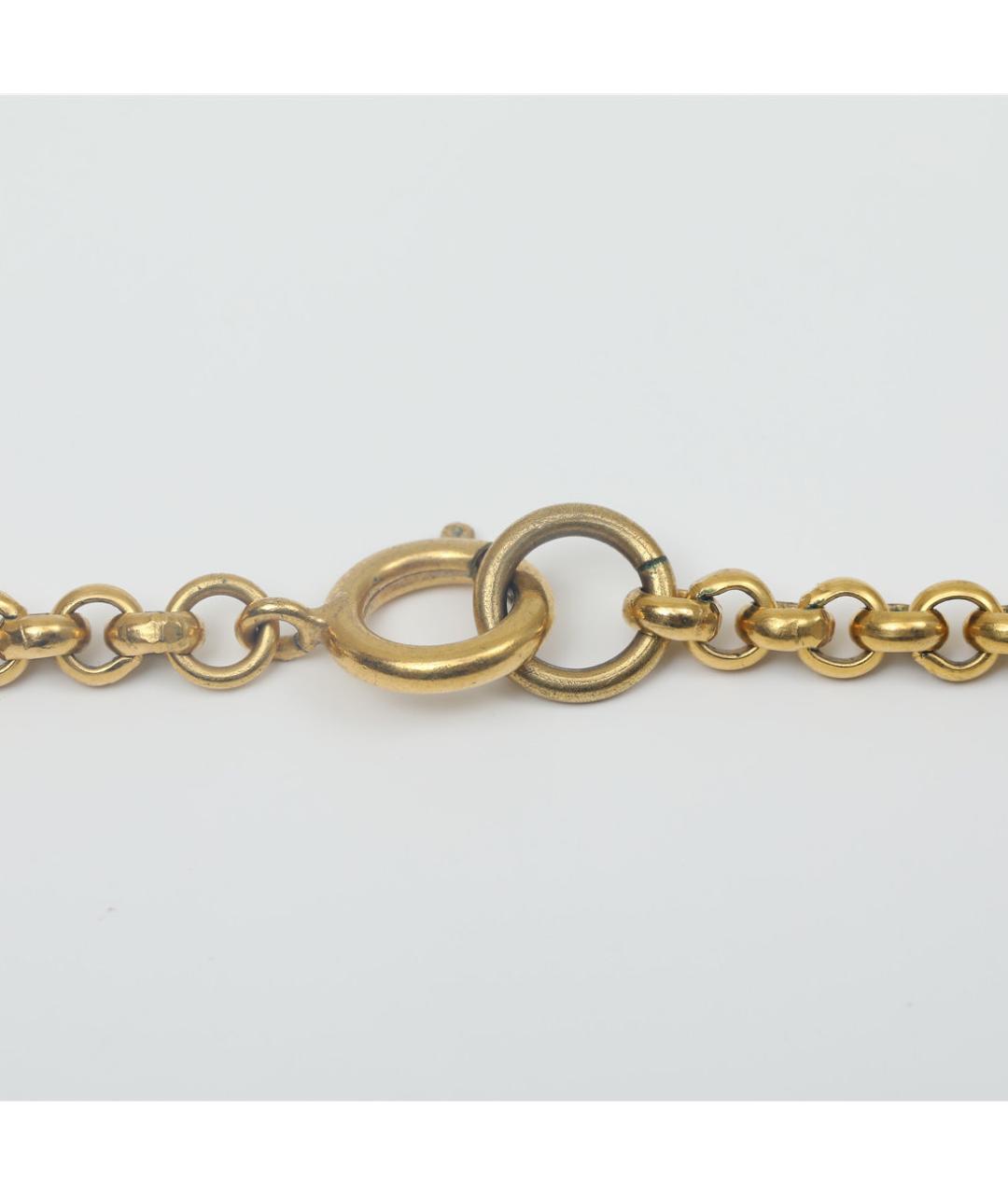 CHANEL Золотое металлическое колье, фото 6