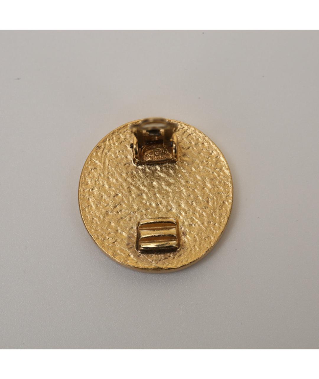 CHANEL Коралловые металлические клипсы, фото 7