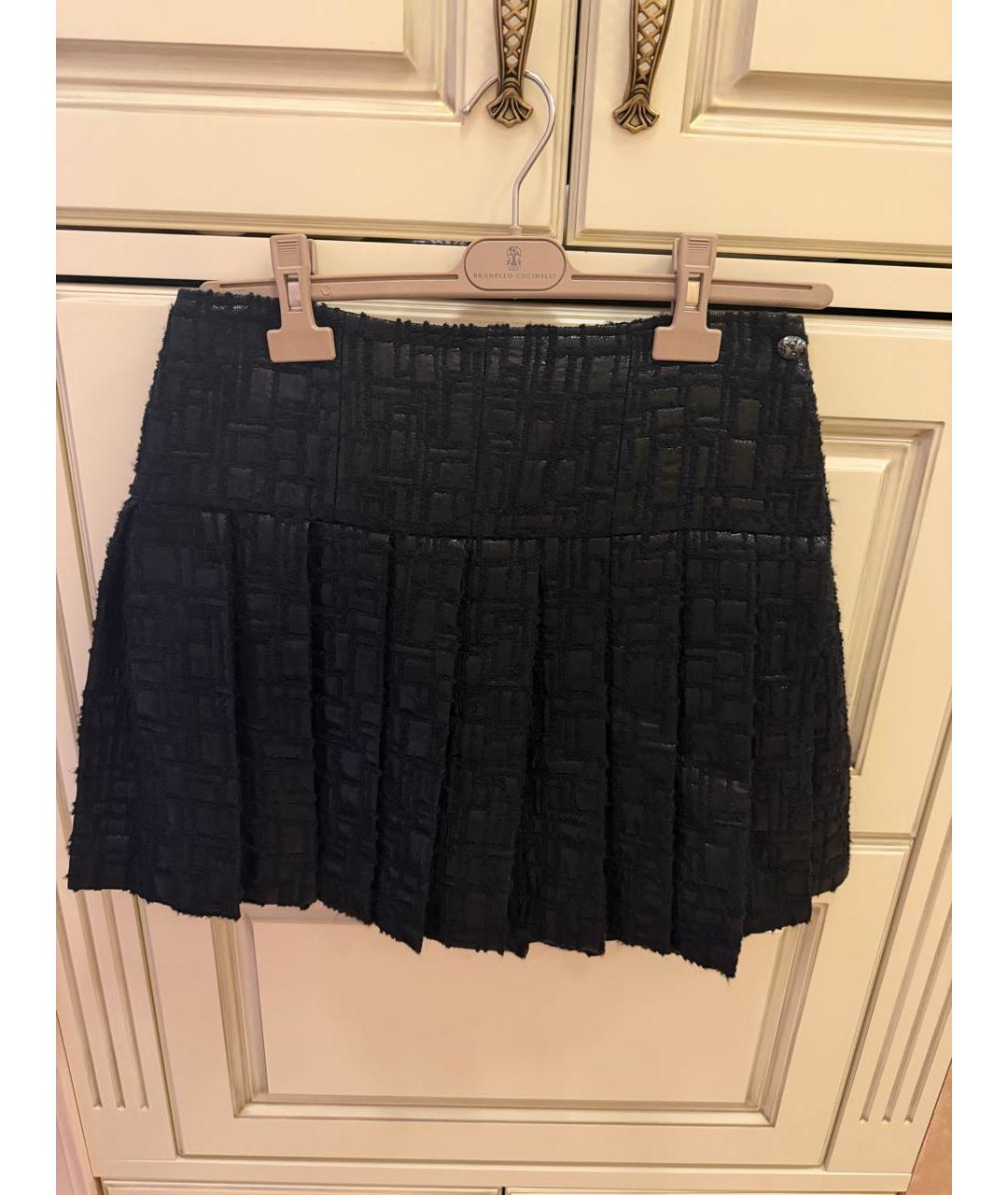 CHANEL Черная юбка миди, фото 8