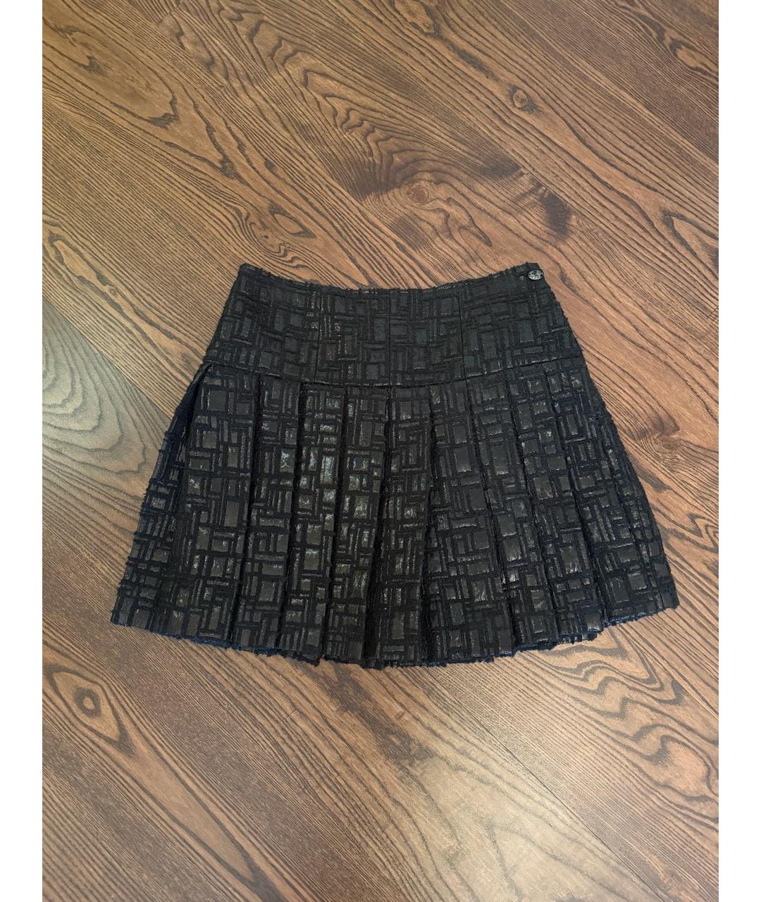 CHANEL Черная юбка миди, фото 2