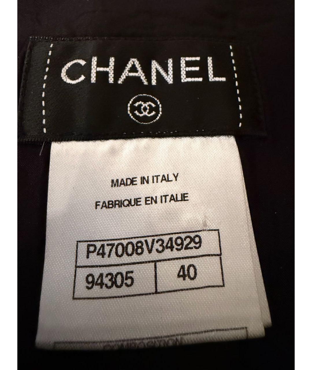 CHANEL Черная юбка миди, фото 3