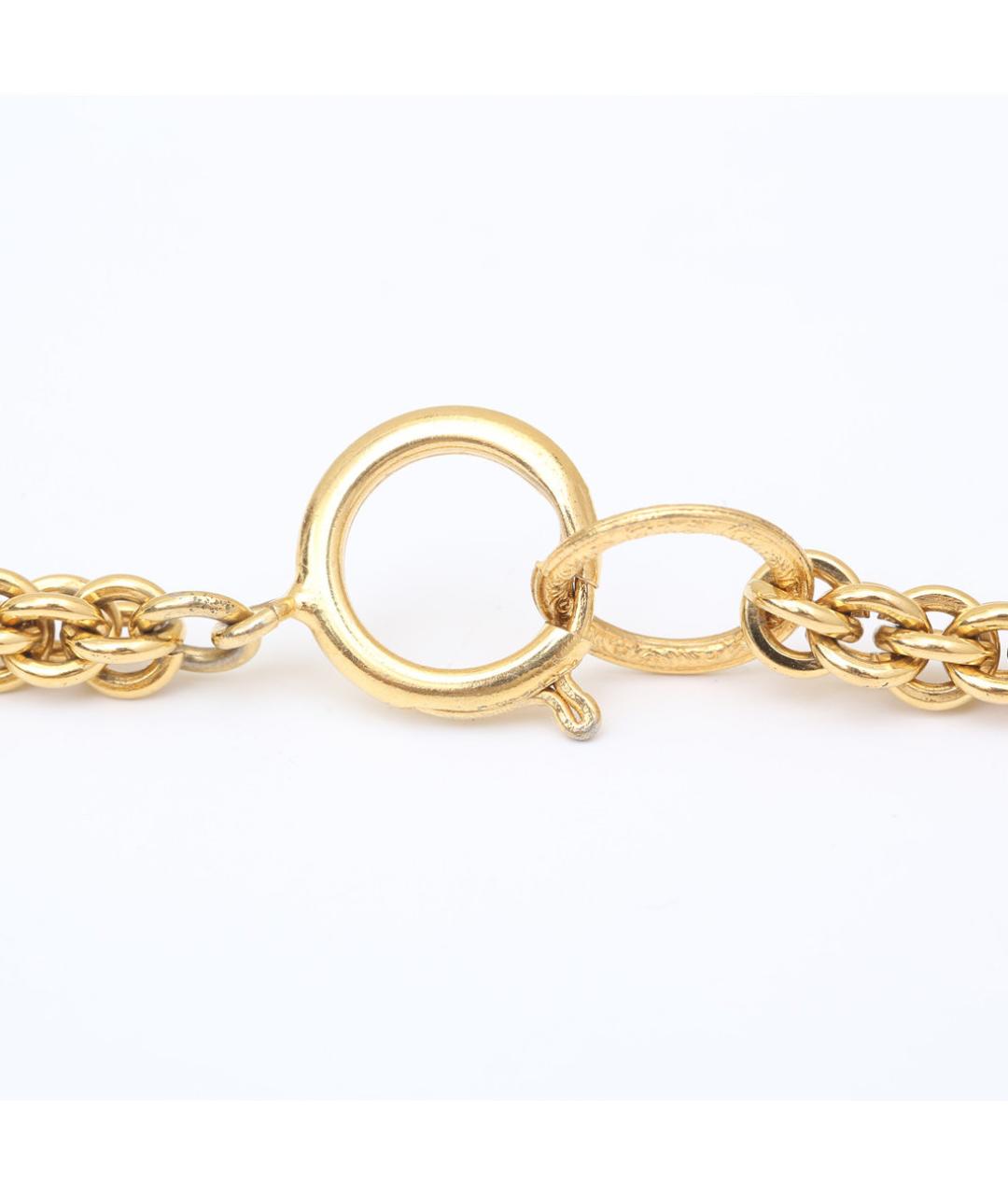 CHANEL Золотое металлическое колье, фото 6