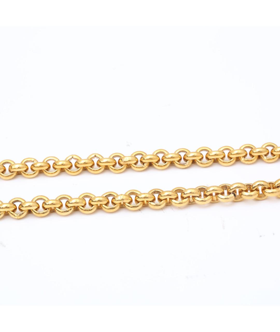 CHANEL Золотое металлическое колье, фото 5