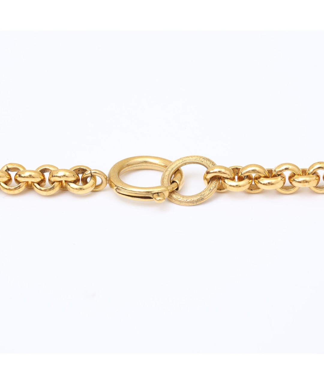 CHANEL Золотое металлическое колье, фото 6