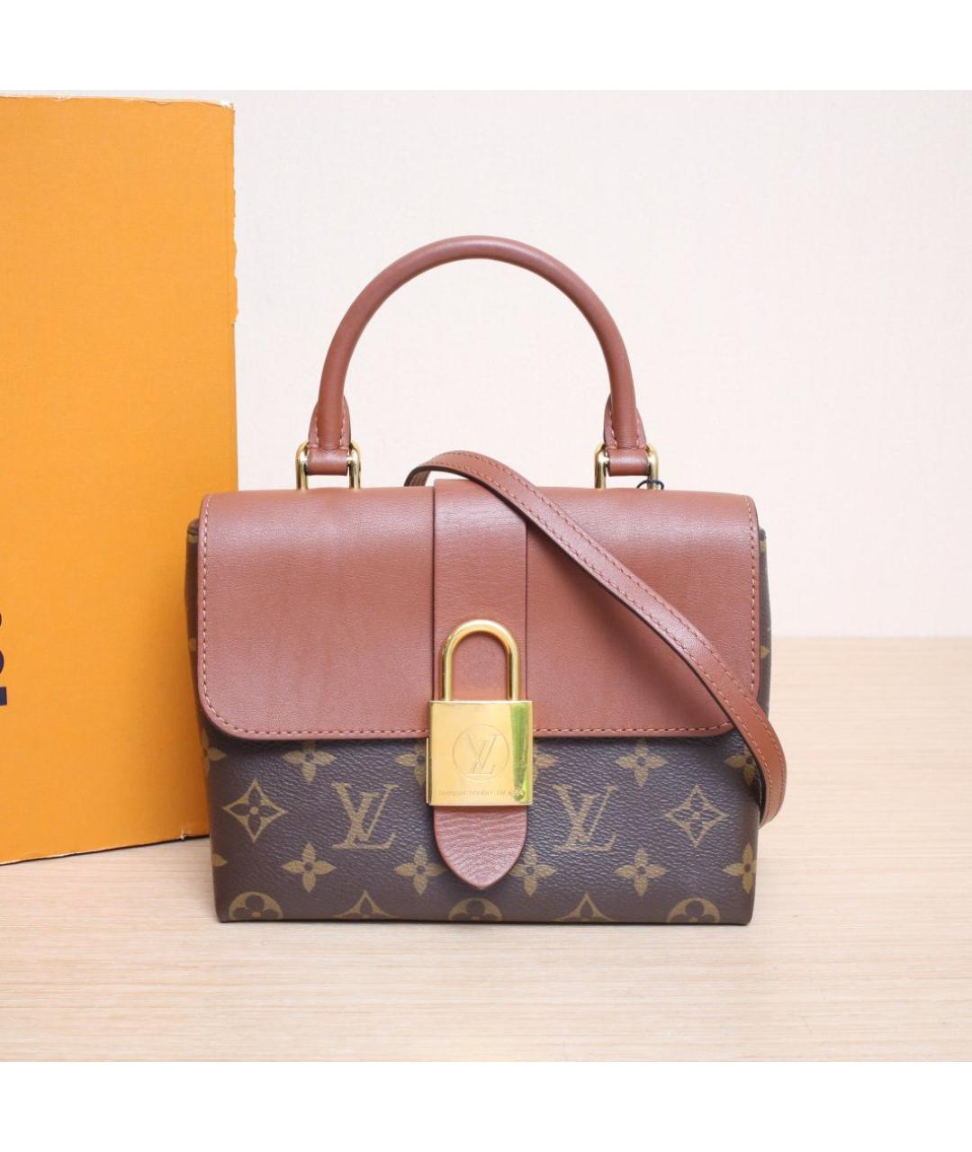 LOUIS VUITTON Коричневая сумка с короткими ручками, фото 2