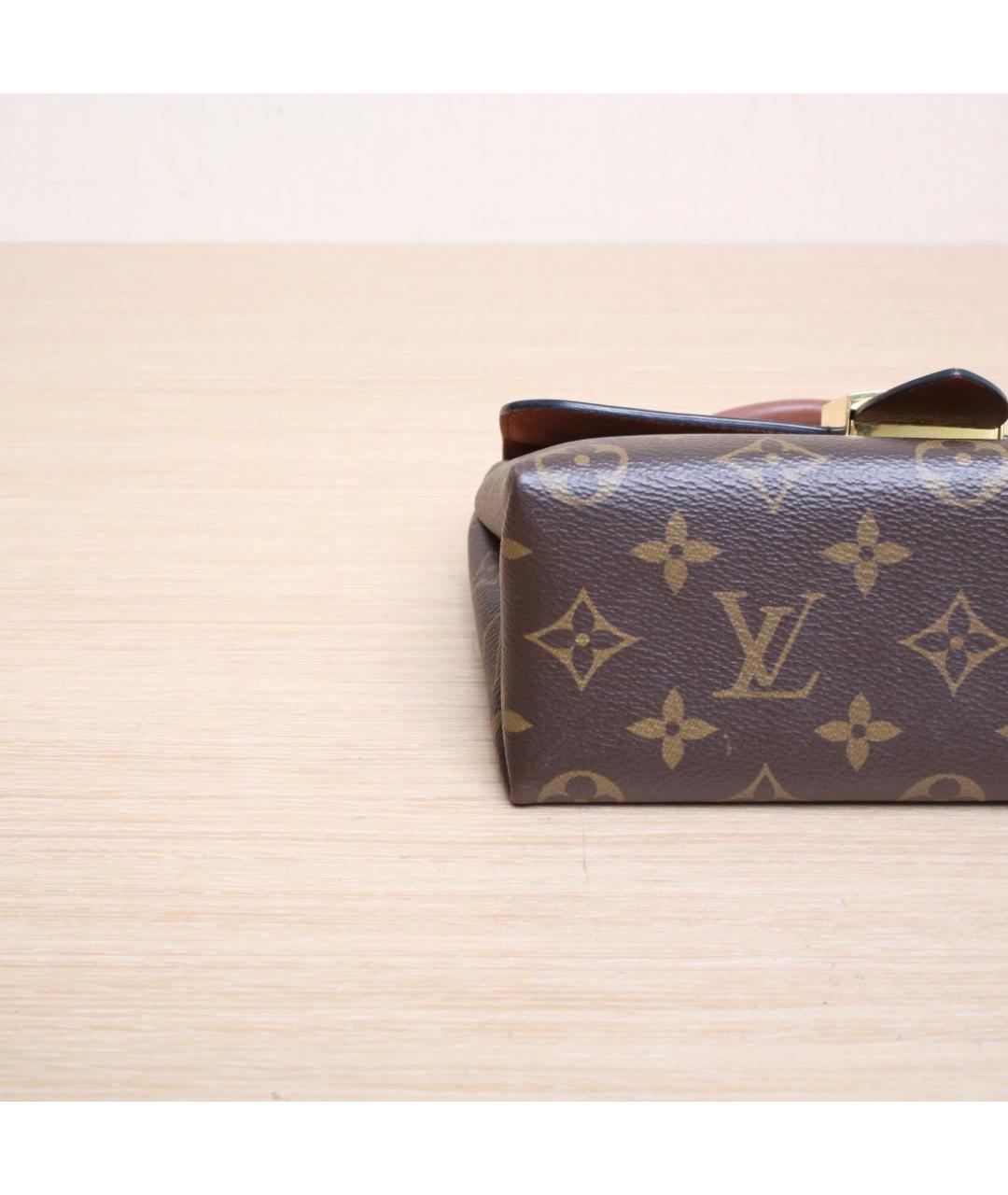 LOUIS VUITTON Коричневая сумка с короткими ручками, фото 9