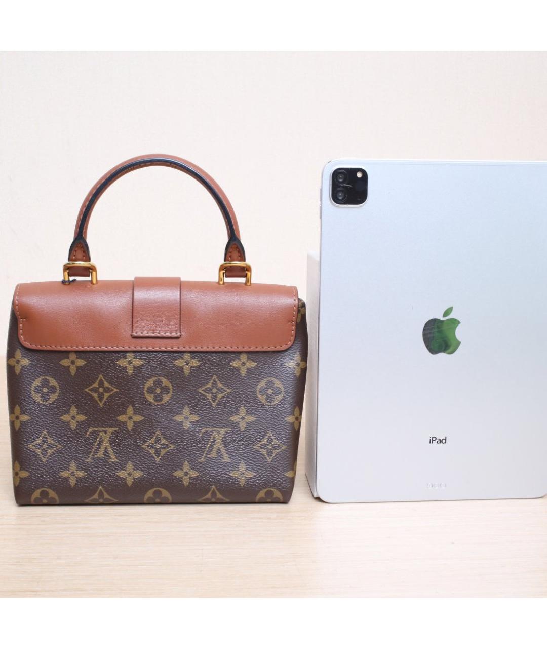 LOUIS VUITTON Коричневая сумка с короткими ручками, фото 7