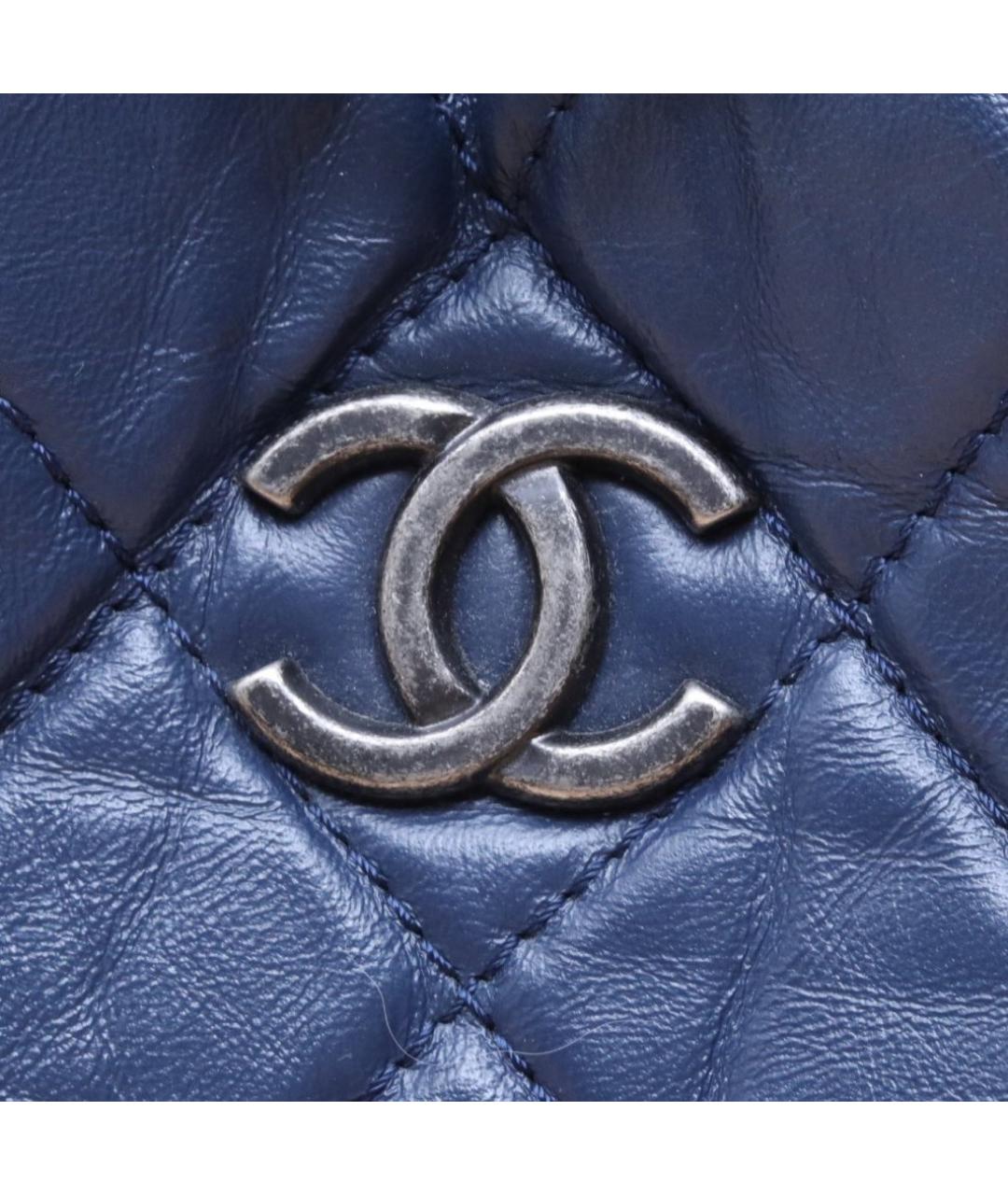 CHANEL Синий рюкзак, фото 8